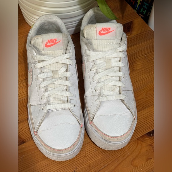 Nike Court Legacy Next Nature- Hot Punch Contrast Stitch Sneakers - Picture 12 of 16